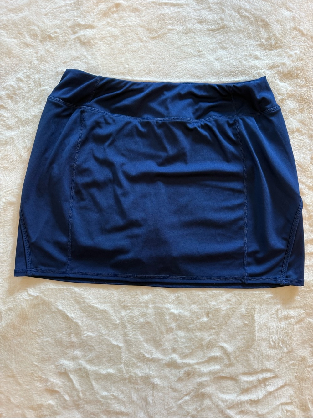 Tangerine Navy Athletic Mini Skort